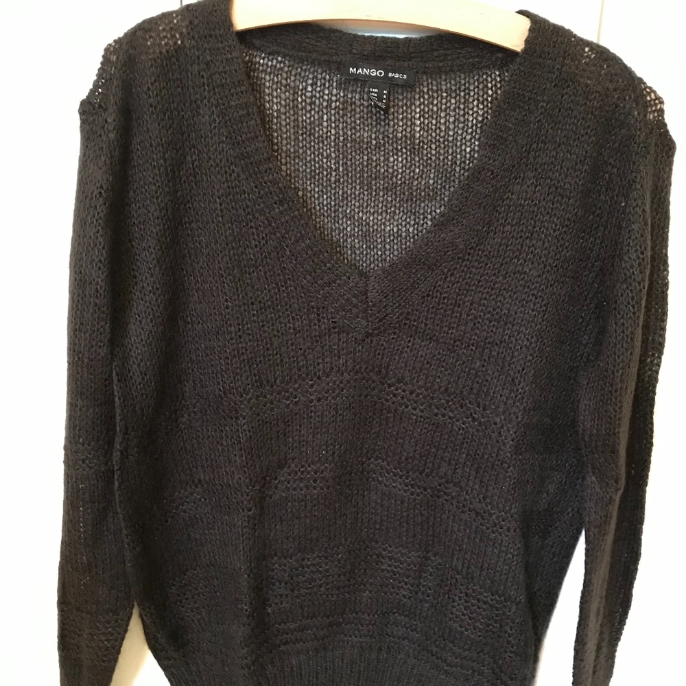 Mango V-neck Sweater